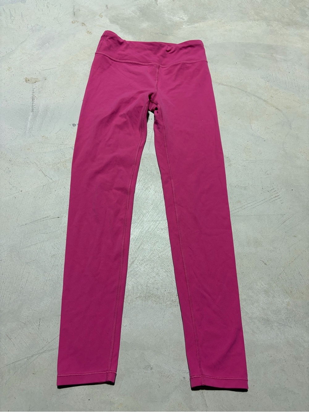 Athleta girl kids high rise powervita chit chat tight pink leggings XL/14